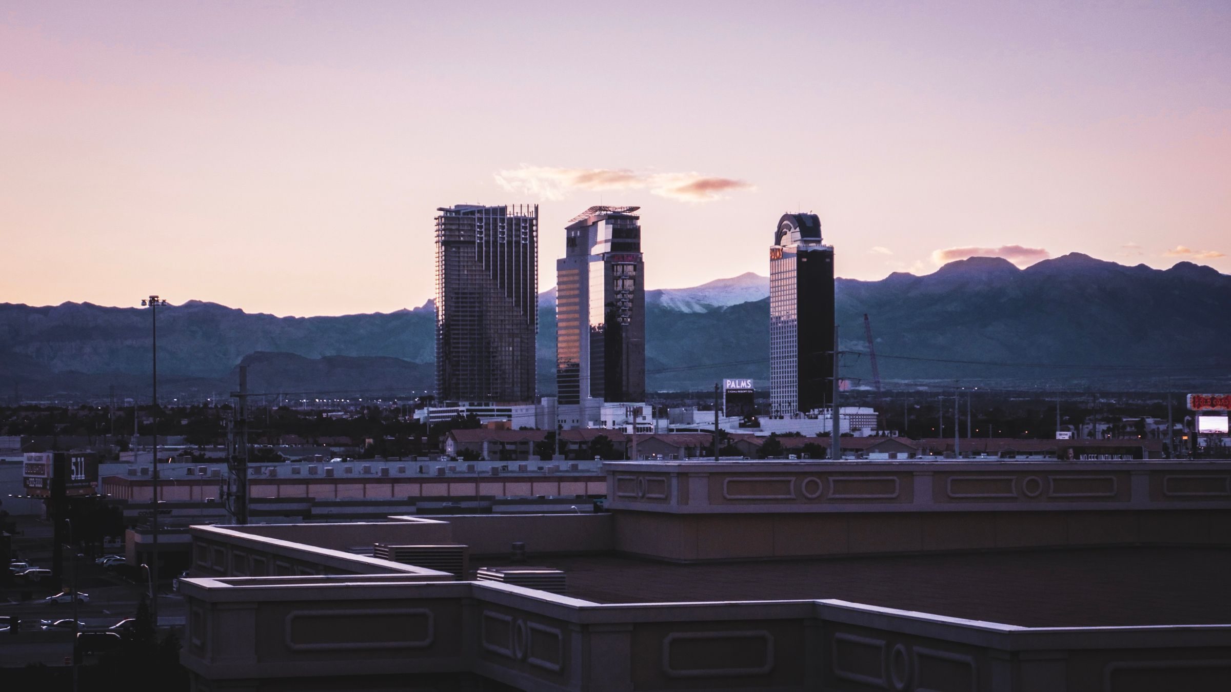 Las Vegas skyline at night